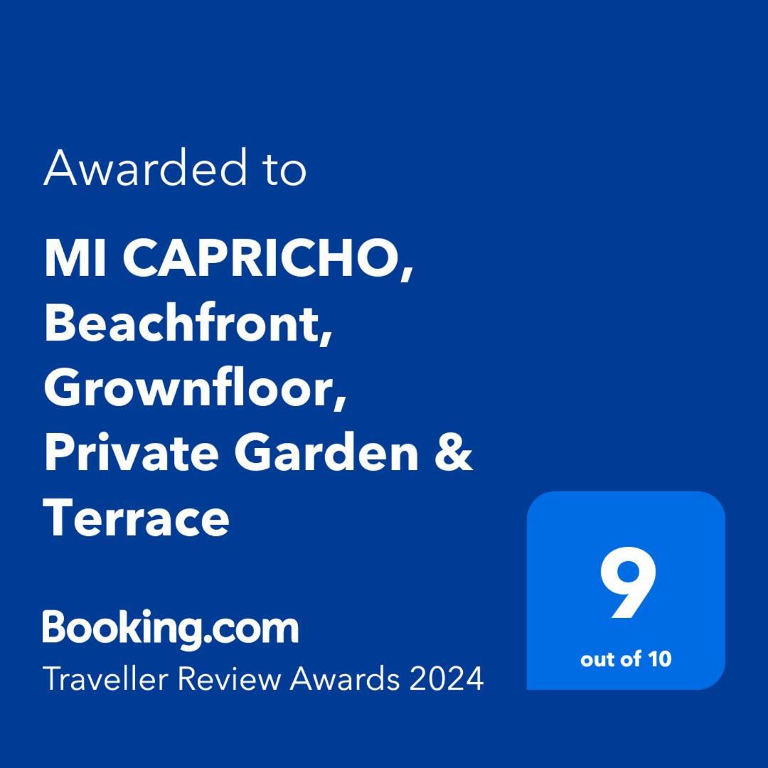 Mi Capricho, Beachfront, Grownfloor, Private Garden & Terrace Sitio de Calahonda 외부 사진